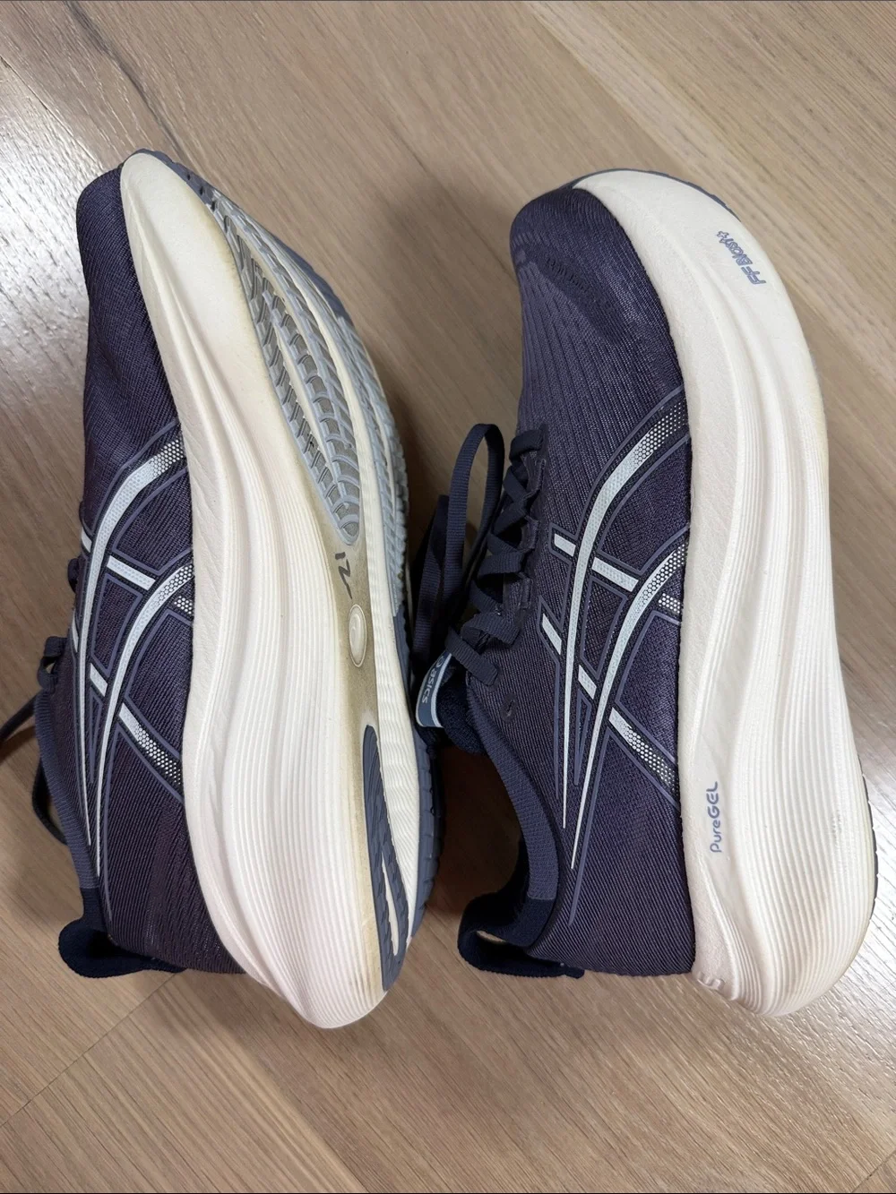 ASICS GEL-Nimbus Running Shoes Women Size 8 Blue Purple 1012B753 Max Cushion